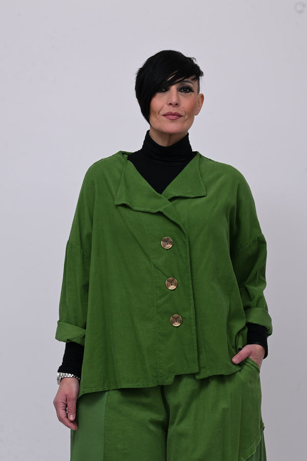 Completo costine over - Lime