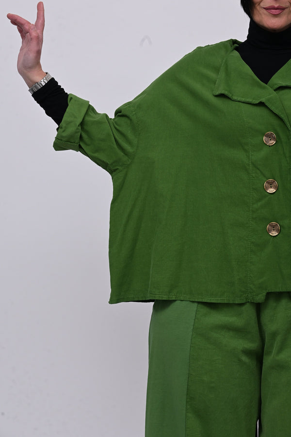 Completo costine over - Lime