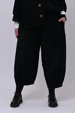 Completo costine over - Nero