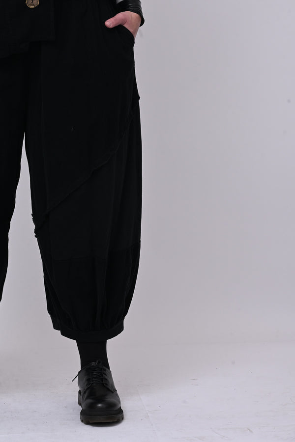 Completo costine over - Nero