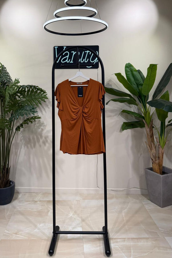 Maglia nodo incrocio - Ruggine