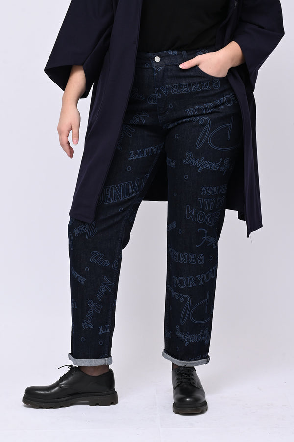 Jeans graffiti - Jeans scuro