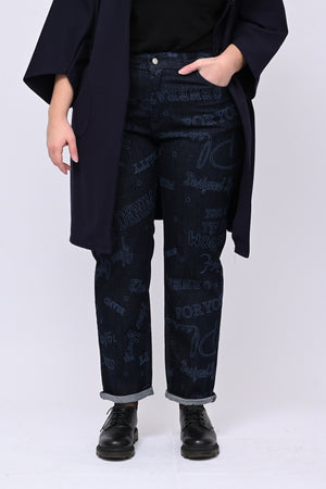 Jeans graffiti - Jeans scuro