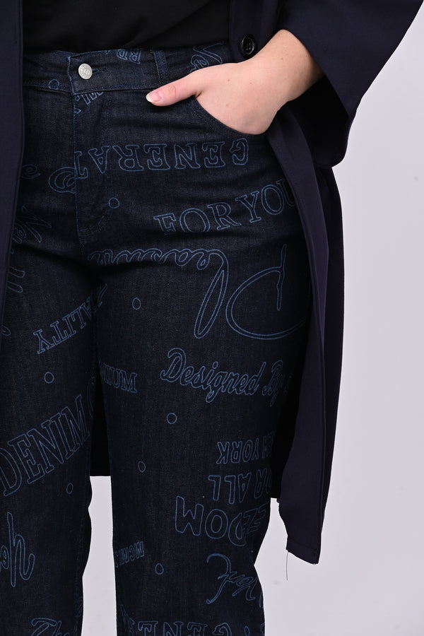 Jeans graffiti - Jeans scuro