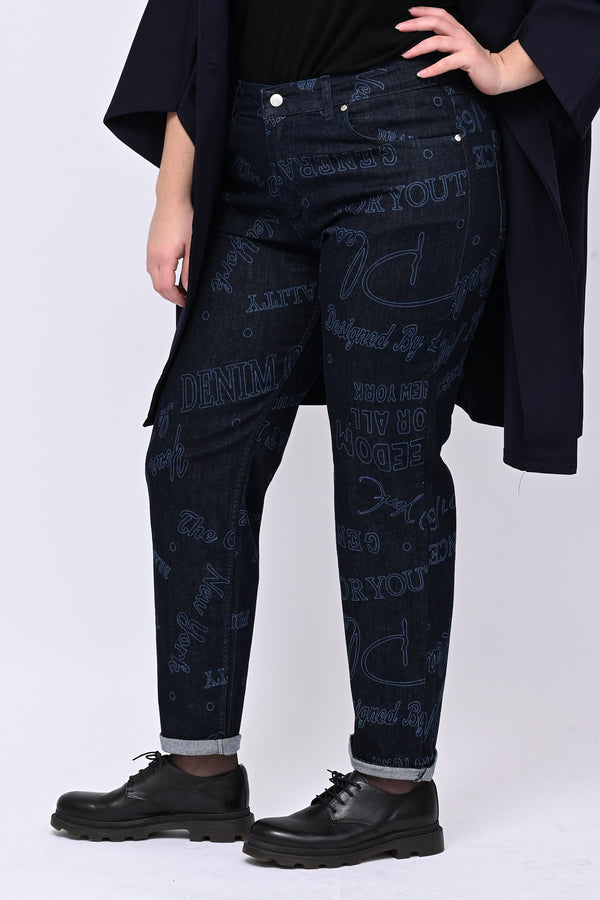Jeans graffiti - Jeans scuro