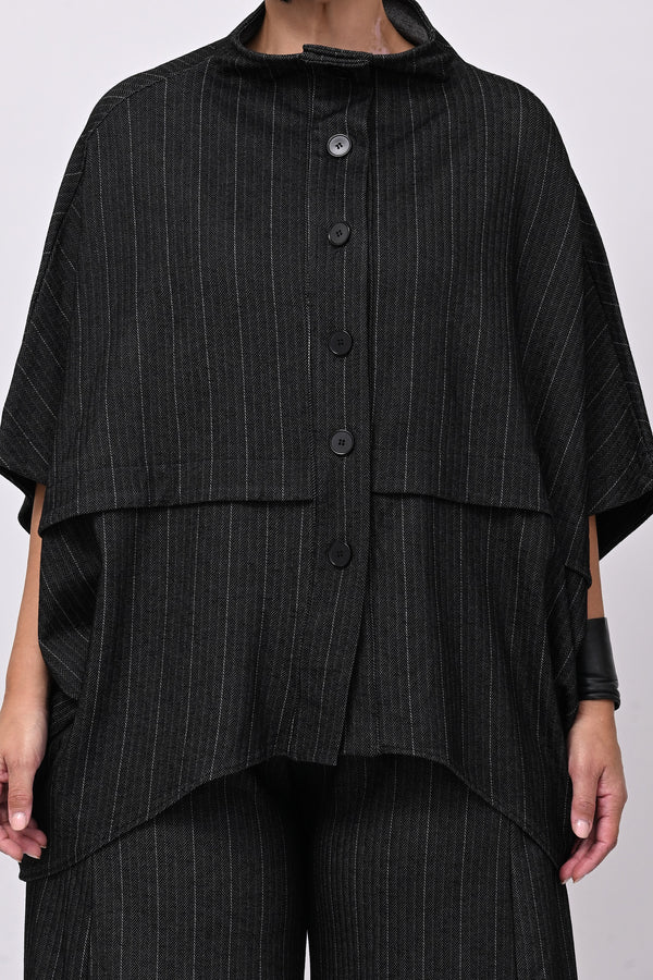 Completo gessatto effetto jeans - Nero