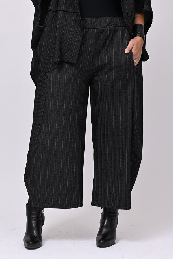 Completo gessatto effetto jeans - Nero