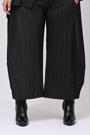 Completo gessatto effetto jeans - Nero