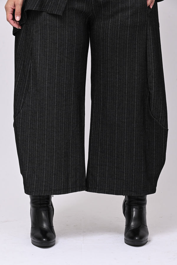 Completo gessatto effetto jeans - Nero
