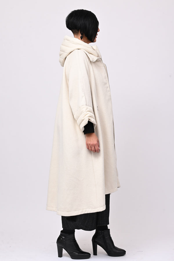 Cappotto cappuccio piumino - Burro
