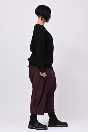Pull V strappi - Nero