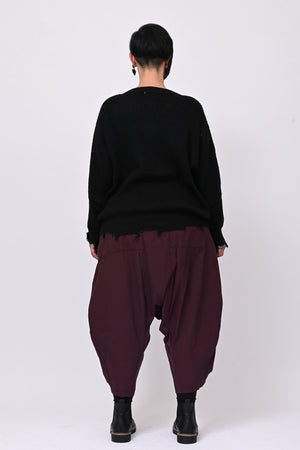 Pull V strappi - Nero