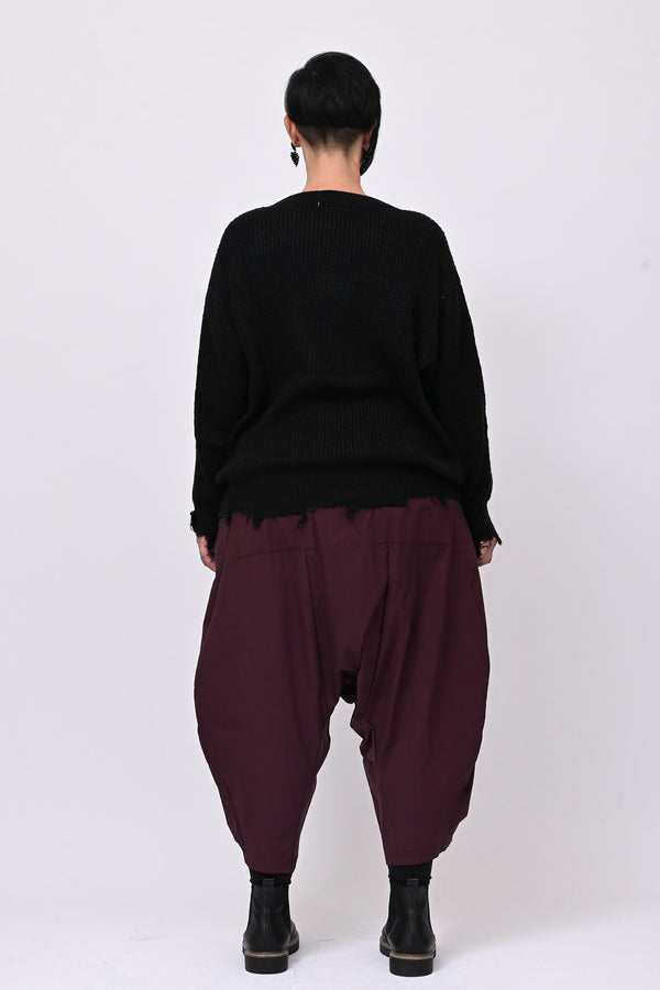 Pull V strappi - Nero