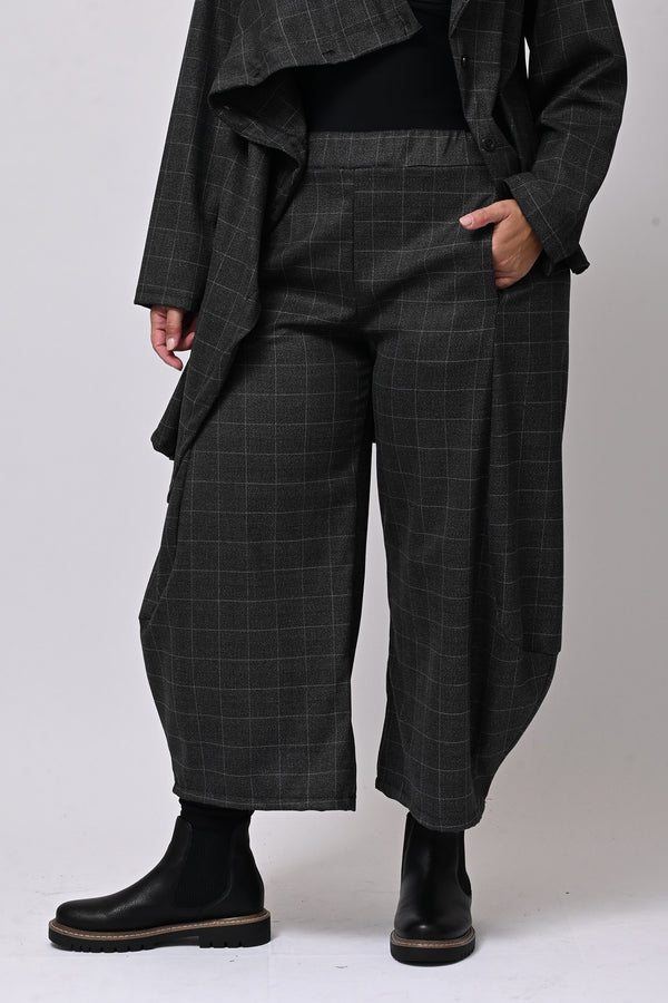 Completo collo arricciato - Grigio