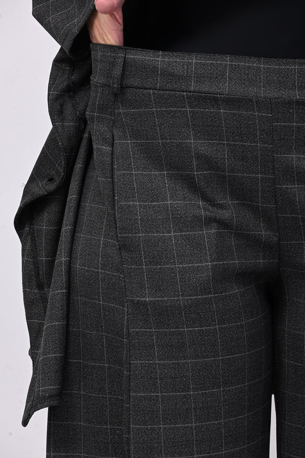 Completo collo arricciato - Grigio