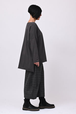 Maglia orlo vivo - Piombo