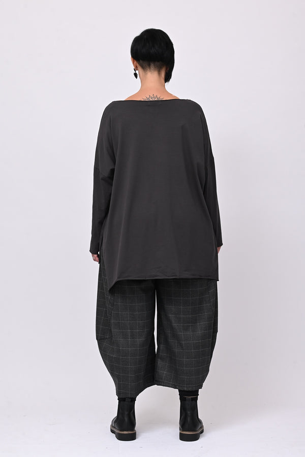 Maglia orlo vivo - Piombo