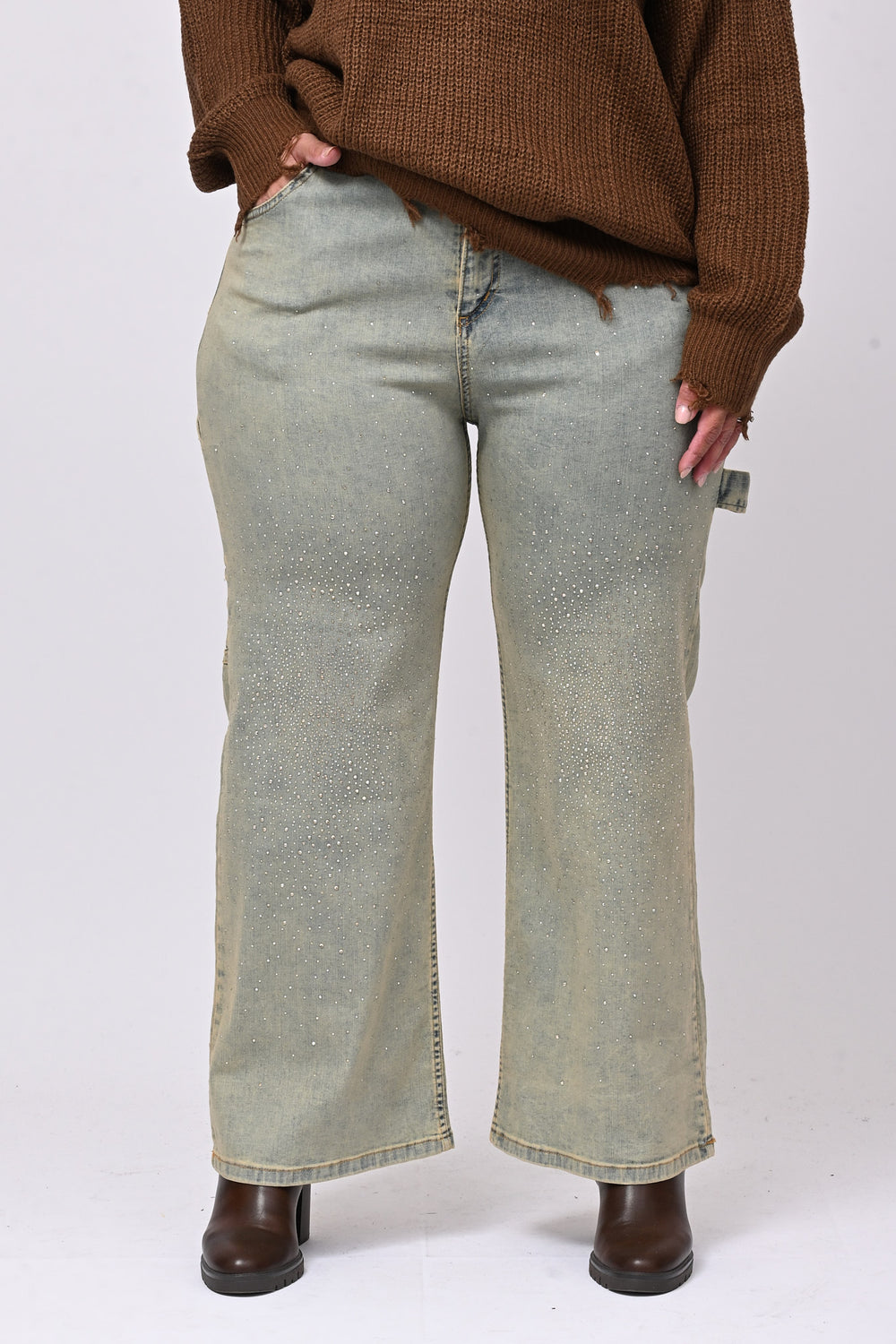 Jeans marmorizzato - The