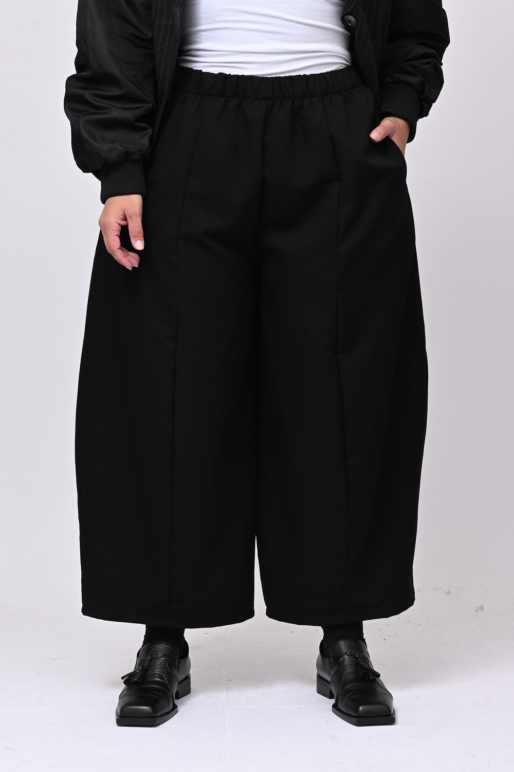 Pantacrop gabardine - Nero