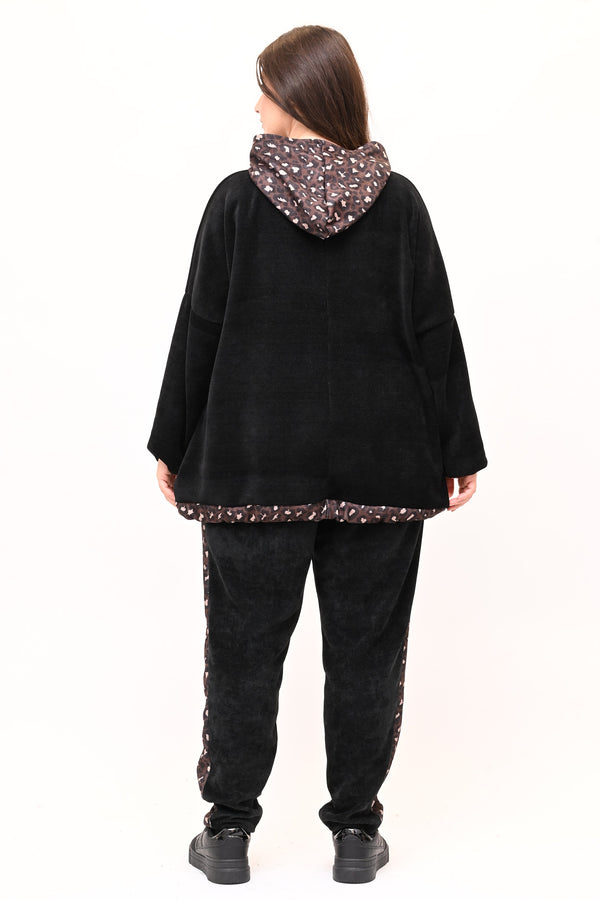 Tuta ciniglia topolino - Nero