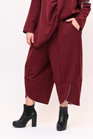 Completo doppia zip - Vino