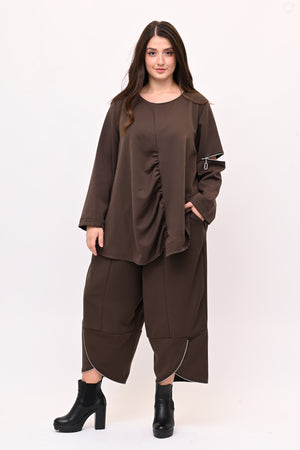 Completo doppia zip - Moro