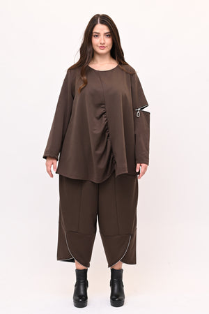 Completo doppia zip - Moro