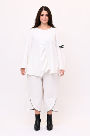 Completo doppia zip - Bianco