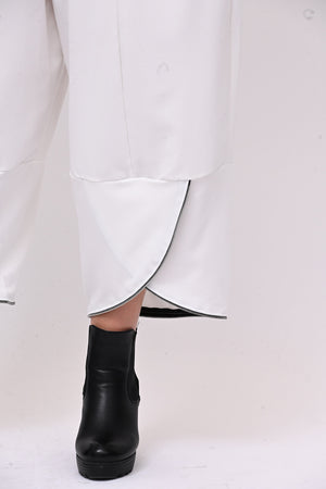 Completo doppia zip - Bianco