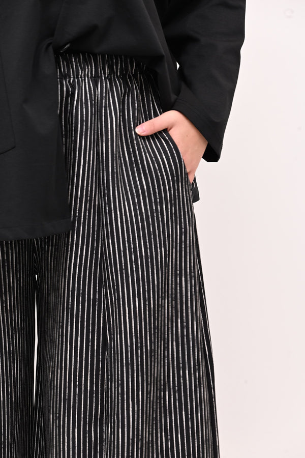 Pantacrop gessato - Nero