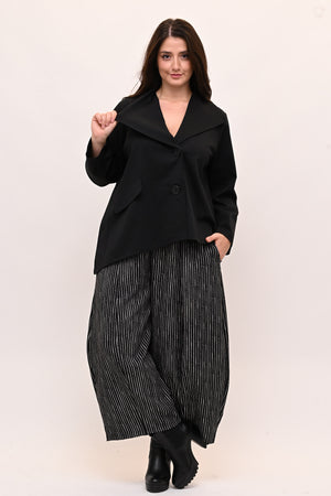 Giacca tasche punta - Nero