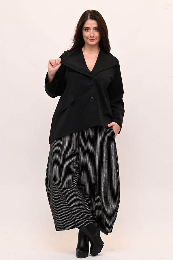 Giacca tasche punta - Nero