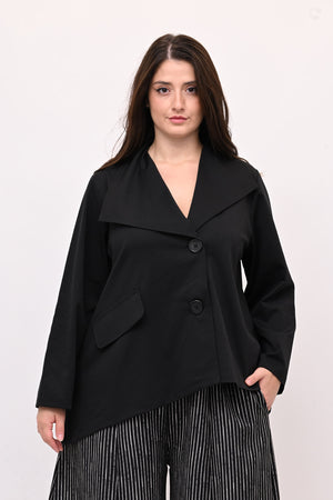 Giacca tasche punta - Nero