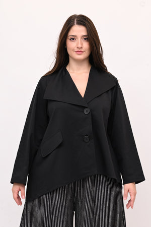 Giacca tasche punta - Nero