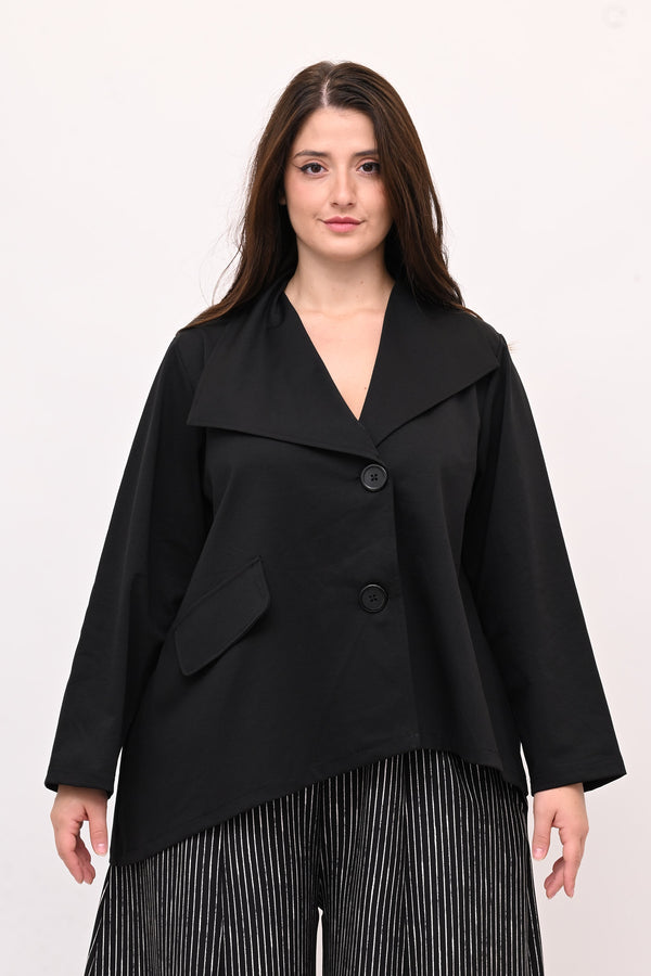 Giacca tasche punta - Nero