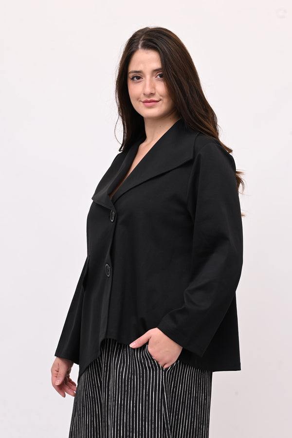 Giacca tasche punta - Nero