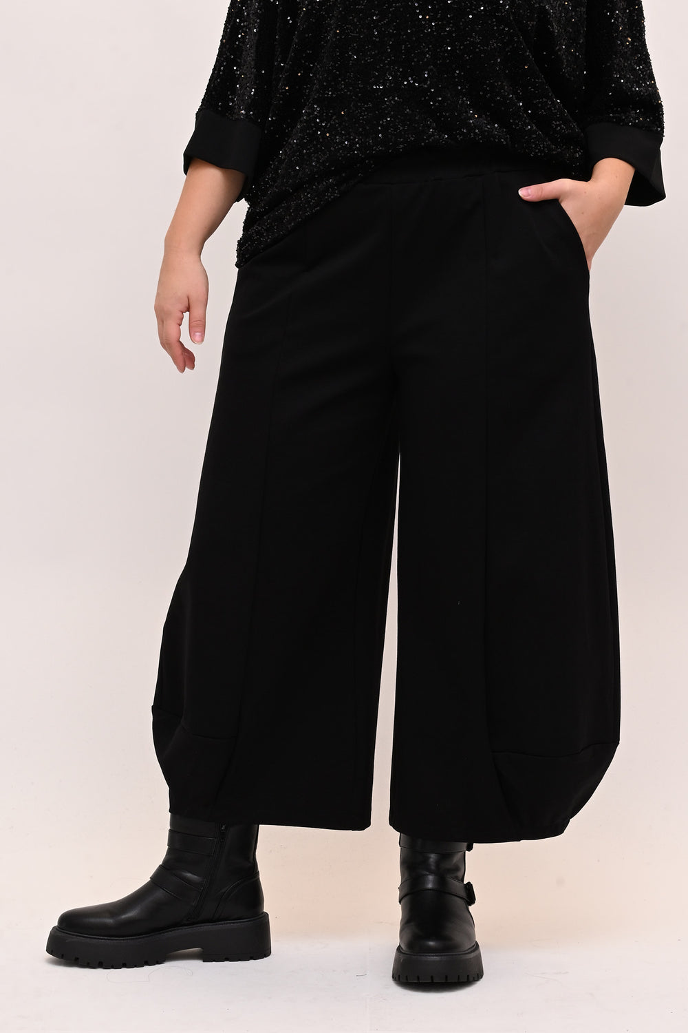 Pantacrop punto Milano - Nero