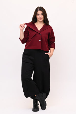 Cappottino crop tasca - Vino