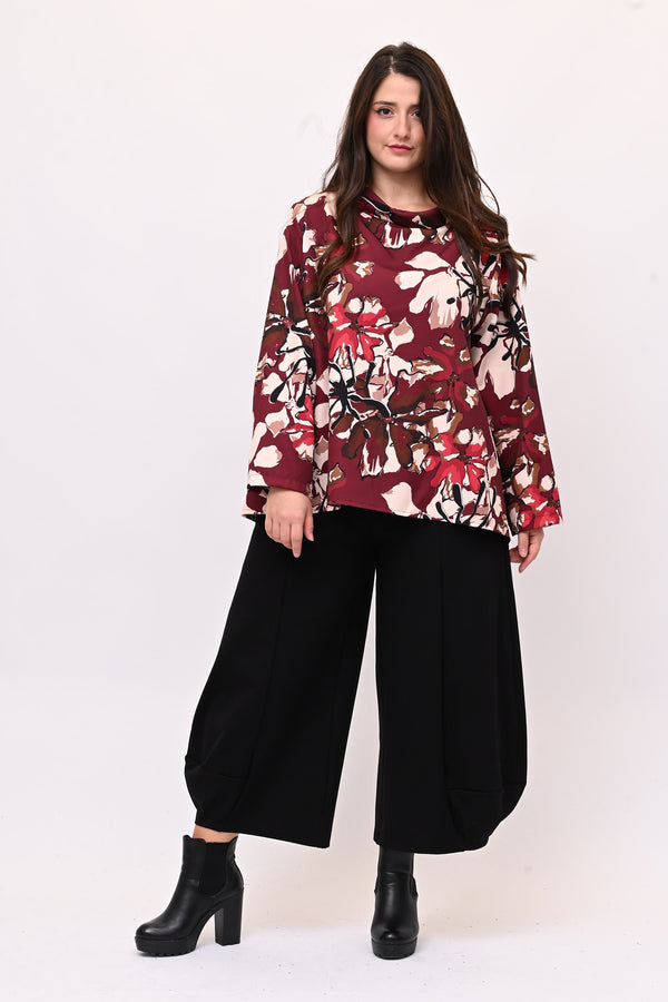 Maglia tecnica colletto - Vino