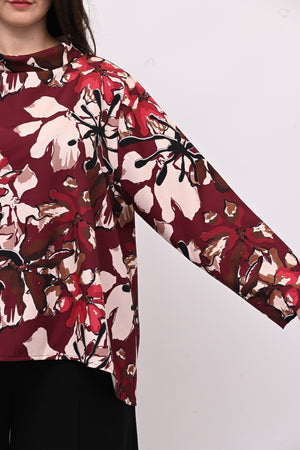 Maglia tecnica colletto - Vino