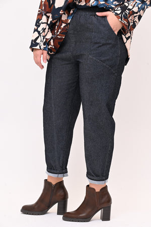 Jeans baggy cuciture - Blu scuro