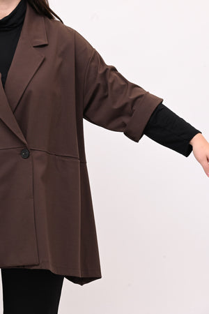 Giacca doppio petto over - Moro