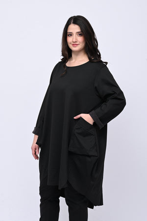 Abito ovetto coda - Nero