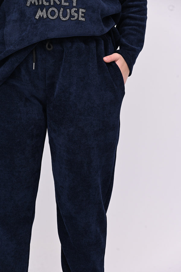 Tuta ciniglia Topolino - Blu