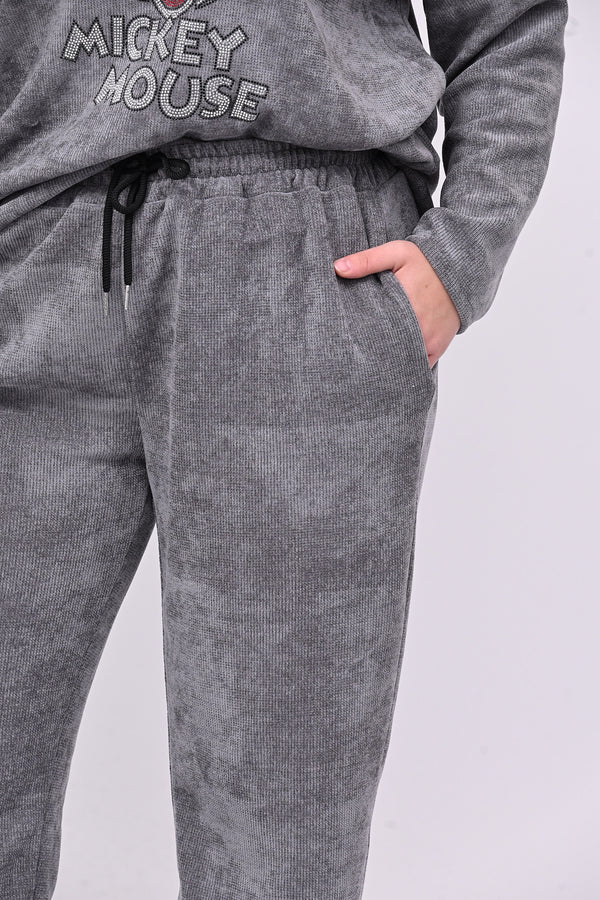 Tuta ciniglia Topolino - Grigio