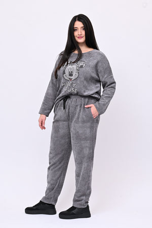 Tuta ciniglia Topolino - Grigio