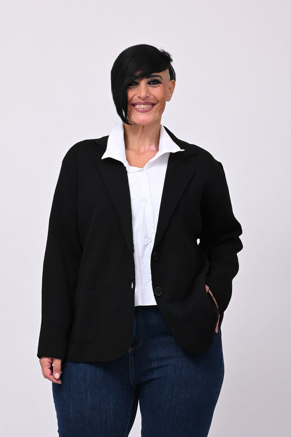 Giacca maglia - Nero