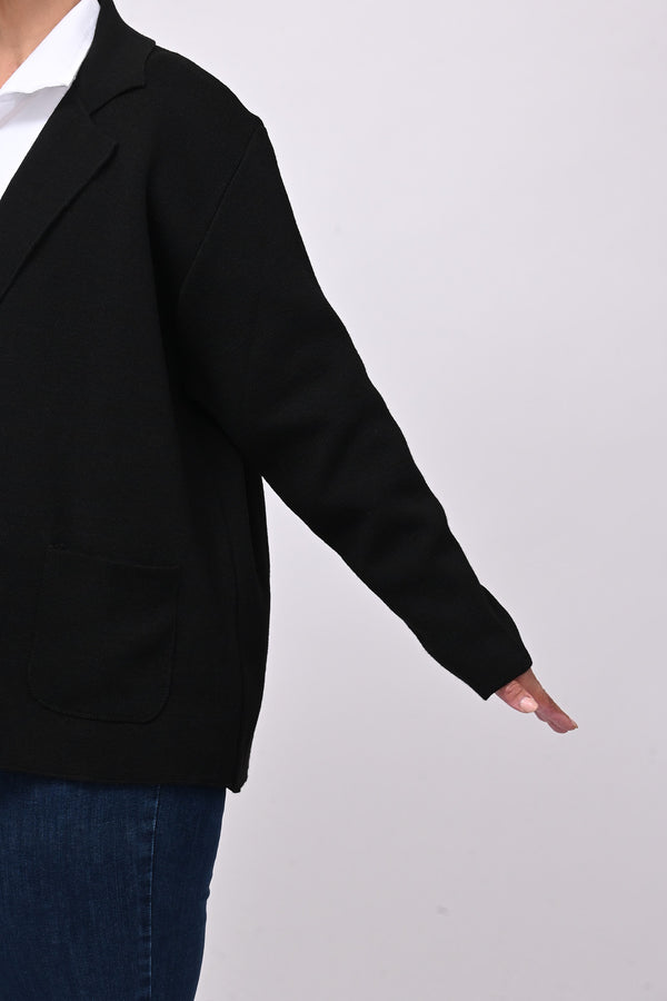 Giacca maglia - Nero