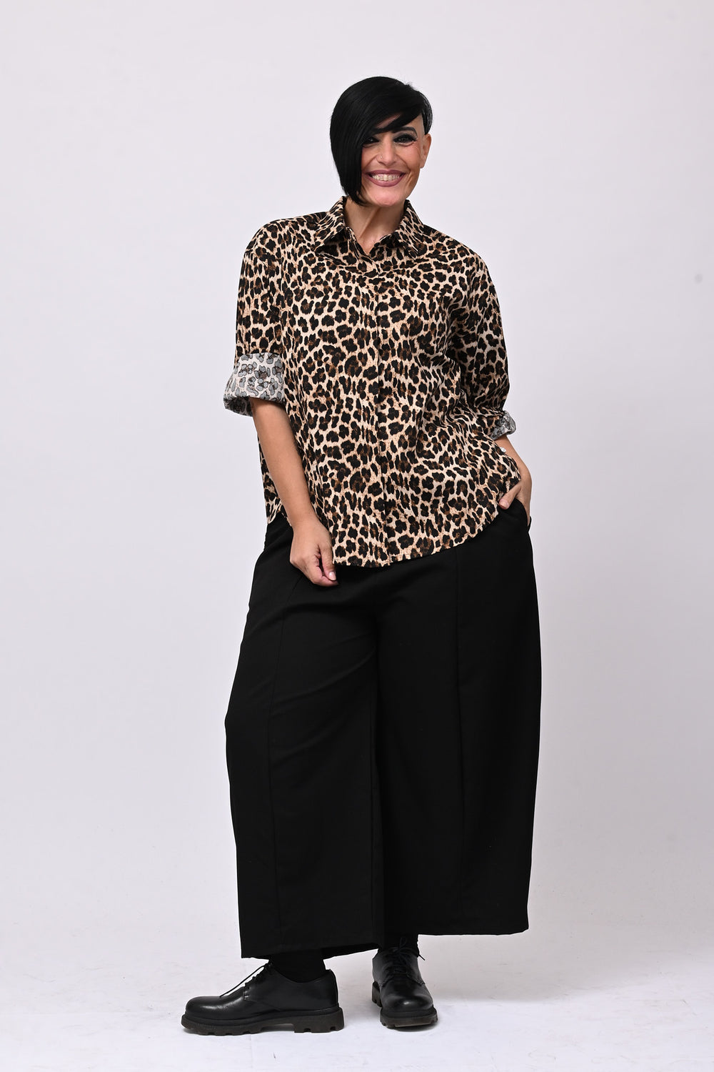 Camicia maculata bottoni - Maculato