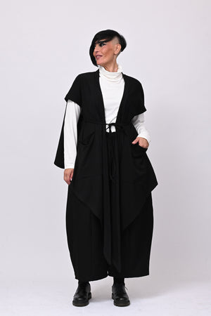 Giacca gilet punte - Nero